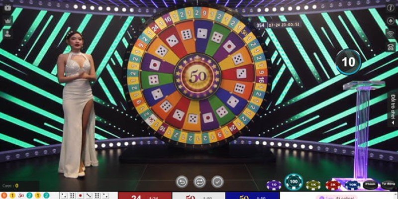 Trò cá cược vòng quay may mắn Lucky Wheel hấp dẫn