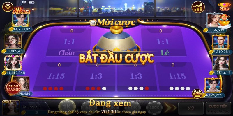 Đặt cược xóc đĩa tại KUBET77